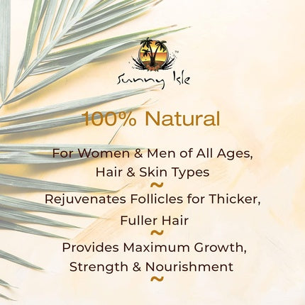 Sunny Isle Jamaican Black Castor Oil Root Repair Growth Oil, 100% Natural, 4oz