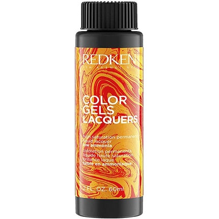 Vopsea de păr permanentă, Redken Colour Gels Lacquer No. 4RV Cabernet, 60ml