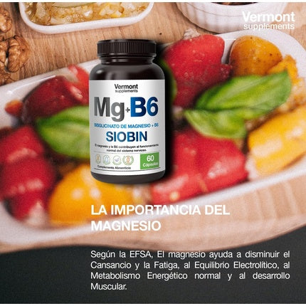 Minerale, Vermont, Siobin, Mg+B6, 60 capsule