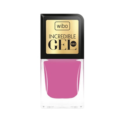 Lac de unghii gel Wibo Incredible Gel Nail Polish 6, roz, 8.5ml