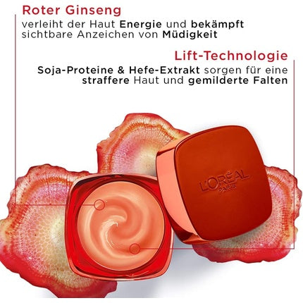 Cremă de zi L'Oréal Paris Revitalift cu Ginseng Roșu, 50ml
