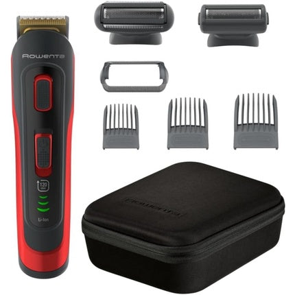 Trimmer multifuncțional Rowenta, TN94, roșu