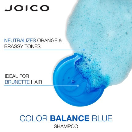 Șampon Joico Color Balance Blue, 1000ml, pentru păr șaten