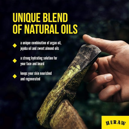 Ulei Barbă, Heraw, Beard Booster, 30ml, negru