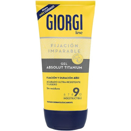 Gel de păr Giorgi Line Absolute Titanium N9, fixare indestructibilă, 165 ml
