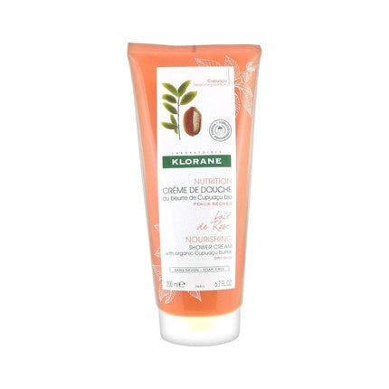 Crema de duș Klorane cu lapte de trandafir, 200ml