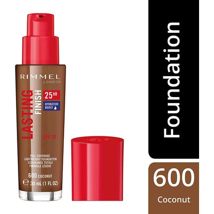 Fond de ten Rimmel London Lasting Finish 600 Warm Coconut 30ml