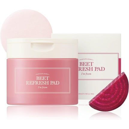 Im From Beet Refresh Pad 60 Sheets, Extract de Sfeclă Roșie, Discuri Triple-Stratificate