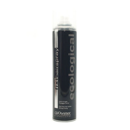 Hairspray Oyster Professional Fixi Ecological Gas Free Strong Hold, Negru, 320g