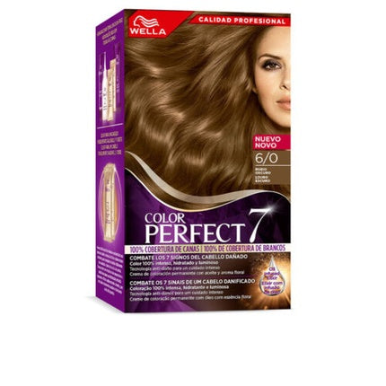 Vopsea de păr Wella Color Perfect 7 - #6/0 Rubio Oscuro