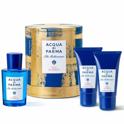 Set cadou parfum Acqua di Parma Blu Mediterraneo Fico Di Amalfi Holiday 2024, albastru, 471g