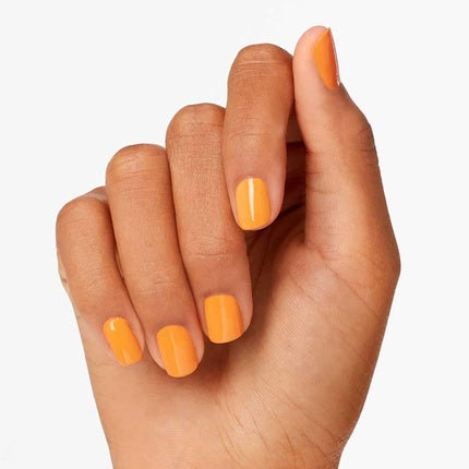 Lac gel unghii OPI, No Tan Lines, portocaliu, 15 ml