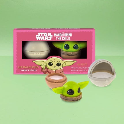 Balsam de buze Mad Beauty Mandalorian The Child, set duo