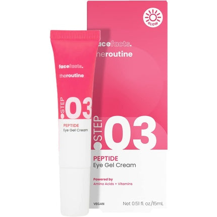 Gel cremă pentru ochi, Face Facts, peptide 15ml