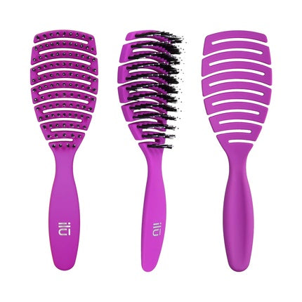 Perie de păr, Tb Tools For Beauty, T4B ILU My Happy Color Purple, culoare mov