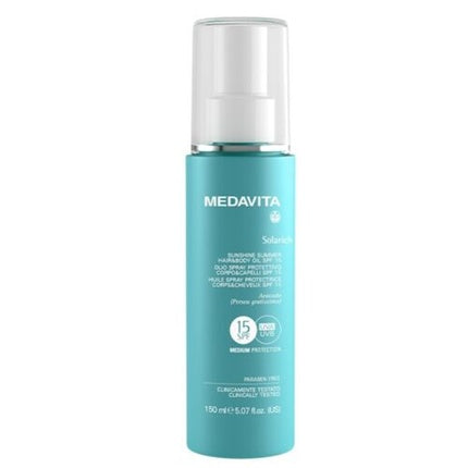 Spray protecție păr și corp, Medavita Solarich, SPF15, 150ml