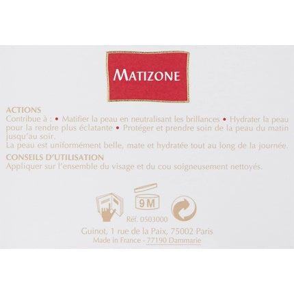 Cremă hidratantă, Guinot Matizone, 50ml