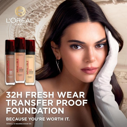 Fond de ten lichid L'Oréal Paris Infallible Fresh Wear, 30 ml, SPF 25