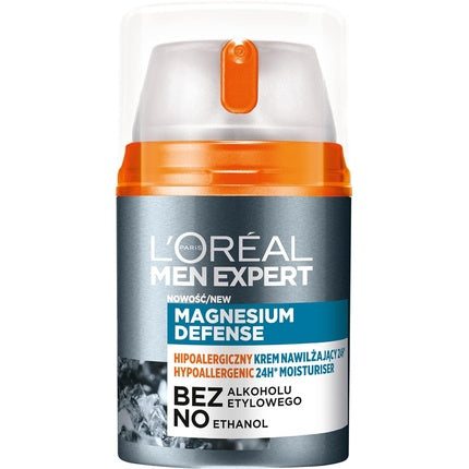 Crema hidratanta, L'Oréal Paris, Men Expert Magnesium Defense, 50ml
