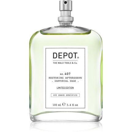 Lichid de după ras Depot No. 407 Restoring Aftershave Sartorial Sage, 100 ml