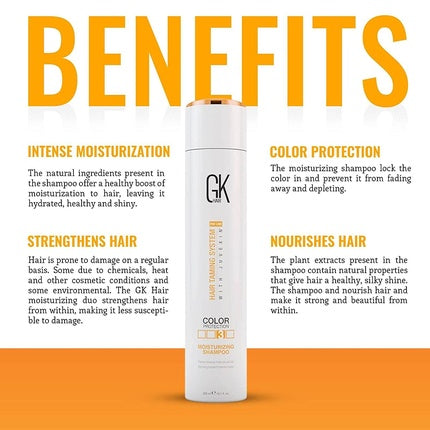 Șampon, Gk Hair, Moisturizing, alb 300ml