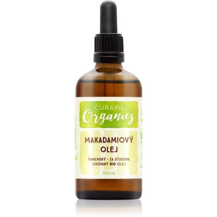 Ulei de Macadamia Curapil Organics 100 ml pentru Corp și Păr