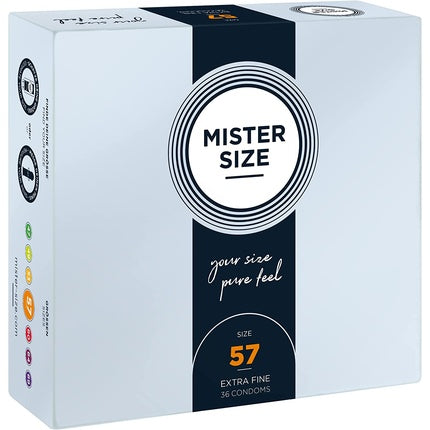 Prezervative Mister Size 57mm, ultra subțiri, pachet 36