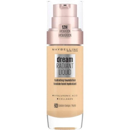 Fond de ten lichid, Maybelline, Dream Satin, Bej auriu 30ml