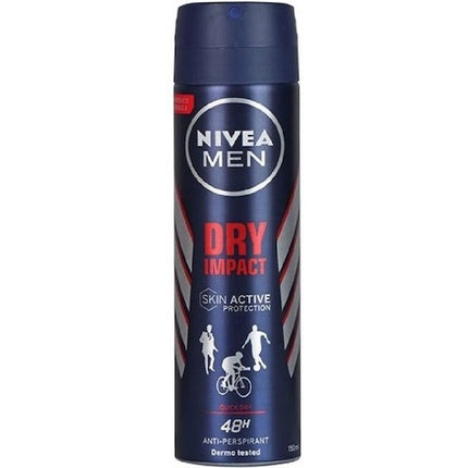 Nivea Men Dry Impact Body Spray, Deodorant Anti-transpirant 150ml