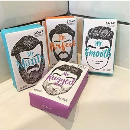 Set cadou săpun și gel duș, The Somerset Toiletry Company, Mr Smooth, negru-turcoaz