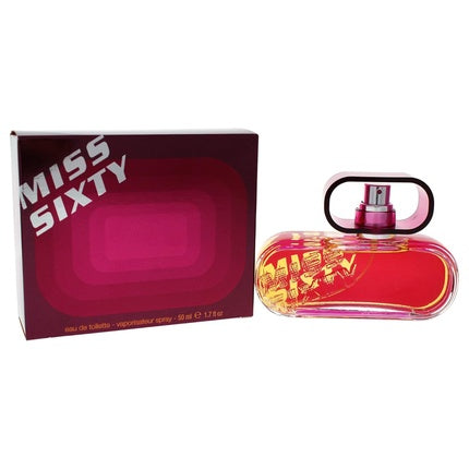 Miss Sixty Woman Eau De Toilette Spray, 50ml, roz