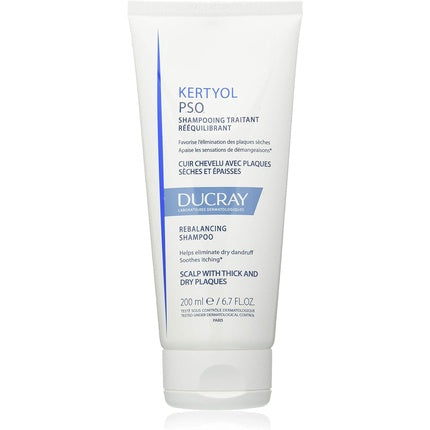 Șampon Ducray Kertyol PSO, tratament reechilibrant pentru scalp psoriazic, 200 ml