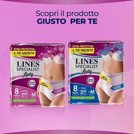 Chiloti Incontinenta, Lines Specialist, Discreet, Marime M