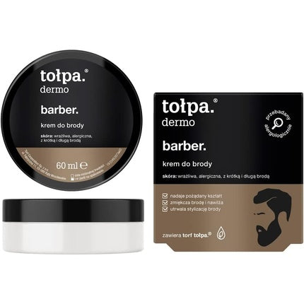 Cremă pentru barbă, Tolpa, Dermo Men, 50 ml