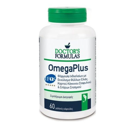 Ulei Pește Doctor's Formulas OmegaPlus 60 Capsule Alb