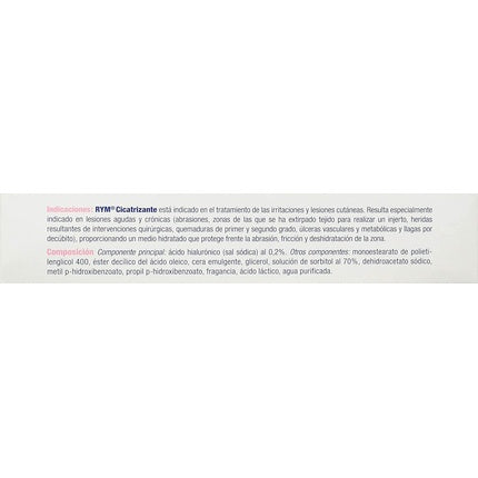 Crema Cicatrizantă RYM cu acid hialuronic 0.2%, 100g