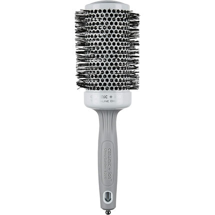 Perie rotundă Olivia Garden Ceramic Plus Ion Hairbrush 55/75mm B-1885, argintiu