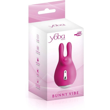 Stimulator clitoridian, Yoba, Bunny Vibe, 90g