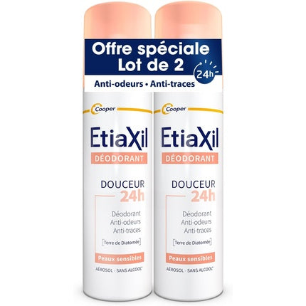 Spray Deodorant Etiaxil Gentle 48h 150ml - Pack de 2
