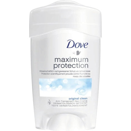 Crema antiperspirantă Dove Maximum Protection Original Clean, 45ml