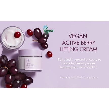 Cremă Facială Dr.Ceuracle Vegan Active Berry Lifting Cream, Roz, 75ml