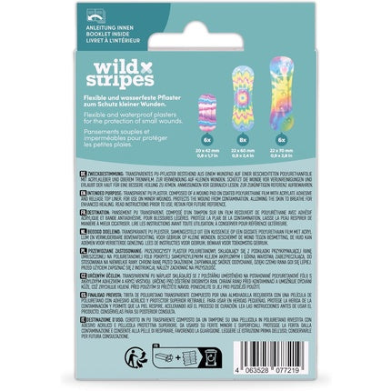 Bandaje Impermeabile Wild Stripes cu Design Multicolor