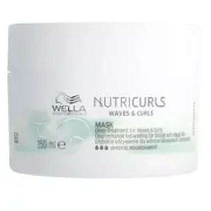 Masca de păr Wella Professionals Nutricurls Antifrizz, pentru păr ondulat și buclat, 150 ml
