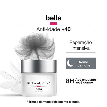 Cremă de noapte, Bella Aurora, 50ml, alb