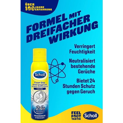 Spray picioare Scholl, efect deodorizant, 150ml