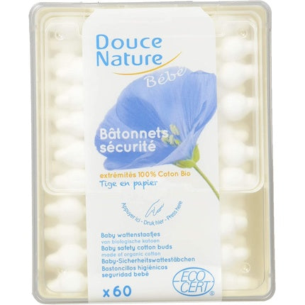 Betisoare de bumbac, Douce Nature, copii, bumbac organic