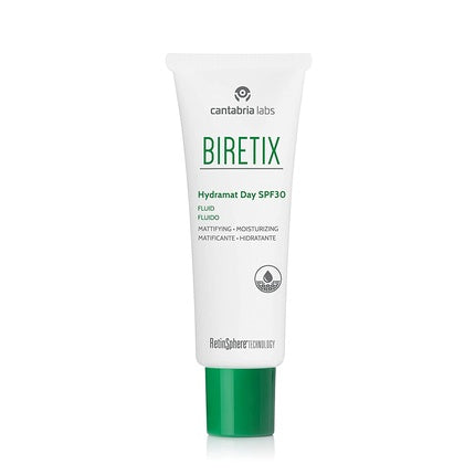 Fluid protecție solară față, Biretix, Hydramat Day SPF30, 50 ml