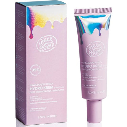 Cremă hidratantă Body Boom Faceboom, piele uscată și sensibilă, 50ml