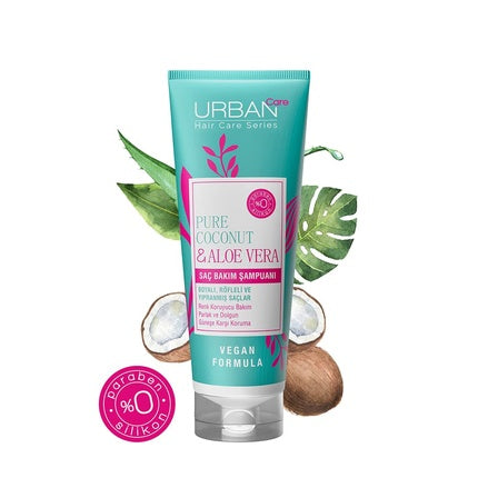 Șampon, Urban Care, Pure Coconut & Aloe Vera, 250ml