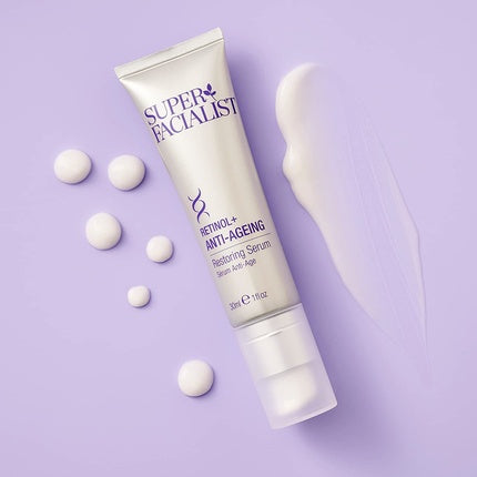 Serum anti-îmbătrânire, Super Facialist, Retinol+, 30ml, alb